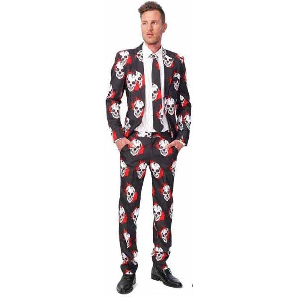 Suitmeister Men's Skulls Blood Suit, X-Large