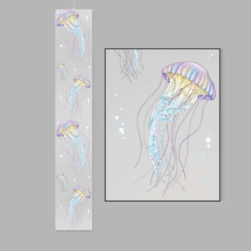 JELLYFISH PARTY PANELS (3/PKG)12"X6'