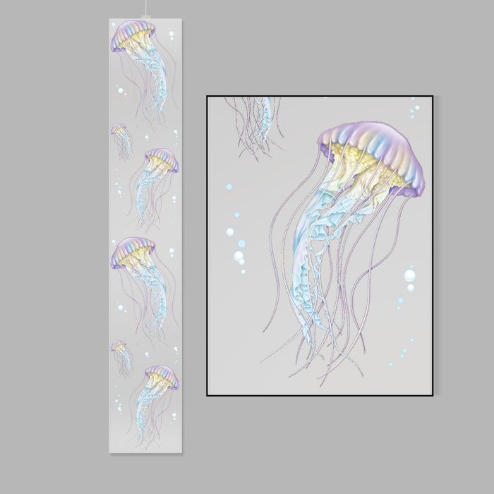 JELLYFISH PARTY PANELS (3/PKG)12"X6'