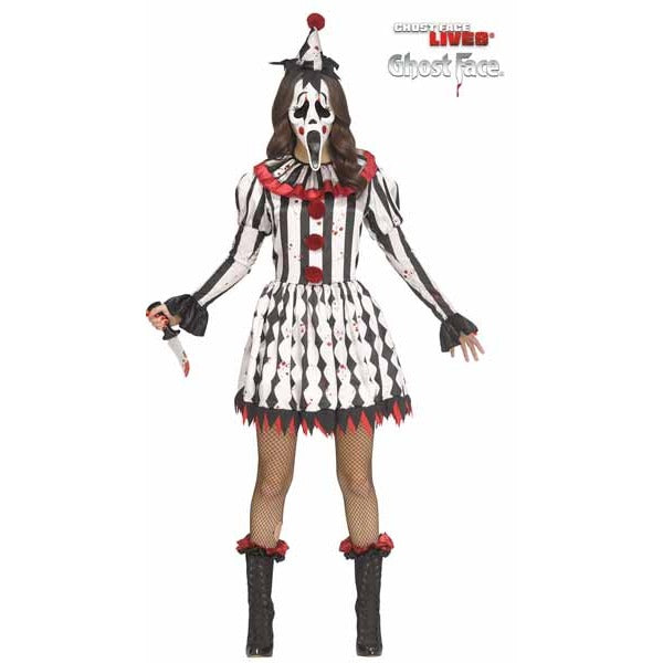 Harlequin Ghost Face Adult Costume, Large (12/14)