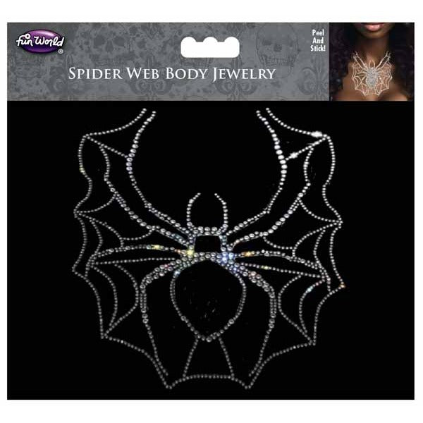 Spider Peel & Stick Body Bling