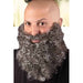 Big & Curly Grey Costume Beard