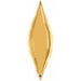 27-Inch Gold Taper Foil Balloon