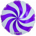 Prima Purple Candy Swirl 18" Foil Balloon