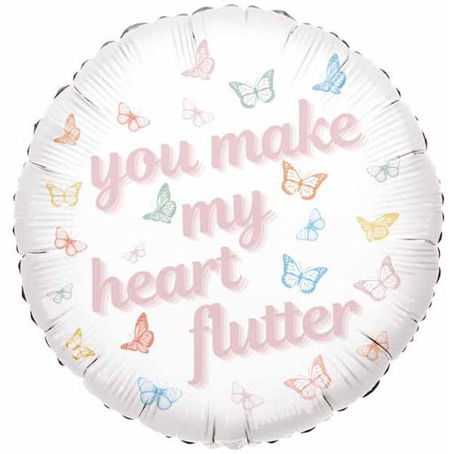 TUFTEX Heart Flutter 18-Inch Foil Balloon