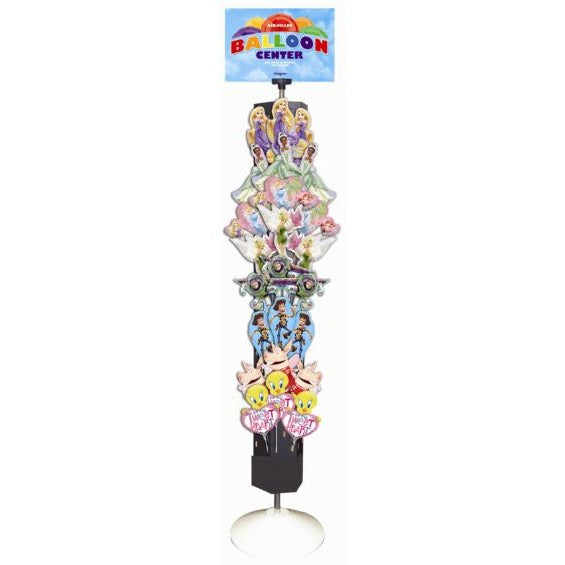 Air-Filled Balloon Floor Spinner Rack, 195-Balloon Capacity