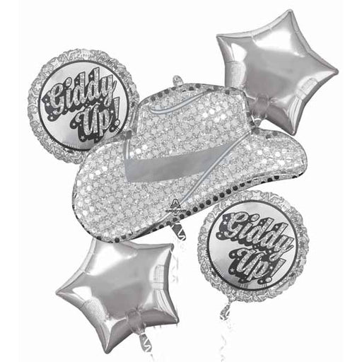 Disco Western Foil Balloon Bouquet