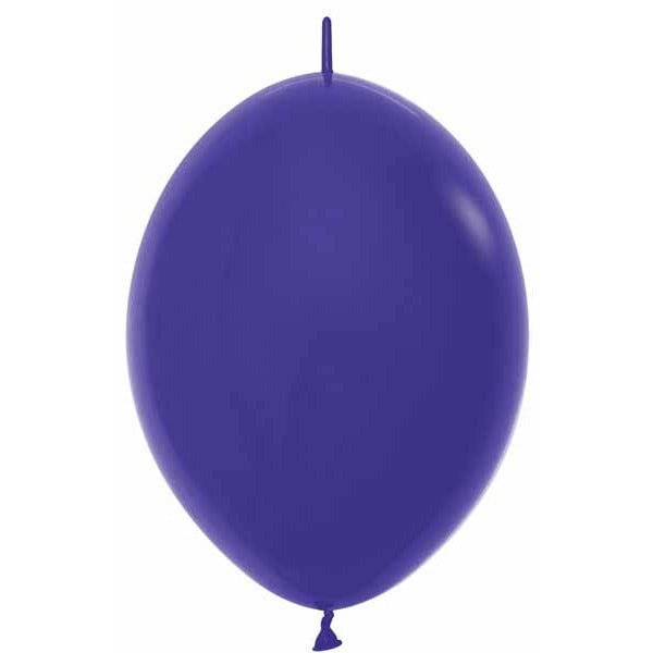 Sempertex Violet 12" Link-O-Loons Latex Balloons, 25 Pack