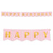Foil Happy Birthday Streamer, 6 Inches x 12 Feet