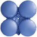 12" Matte Blue Quad Arch Foil Balloon