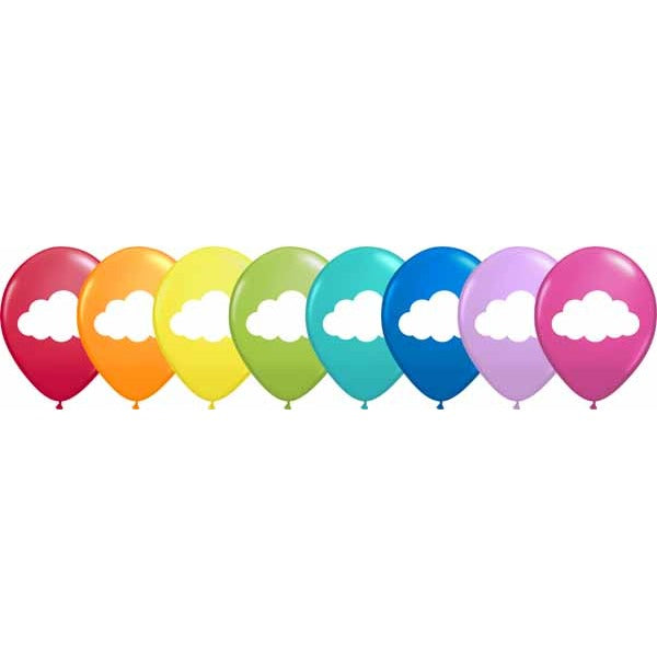 CLOUD PRINT 2 SIDE 12" 50/BG TRENDY AST