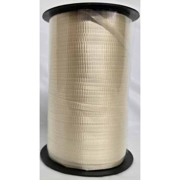 White Gold Curling Ribbon, 500 Yards