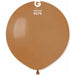 Gemar 19" Mocha Latex Balloons, 25 Pack