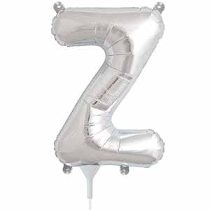 16 Inch Silver Letter Z Balloon
