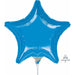 Blue Star Foil Balloon, 4 Inch