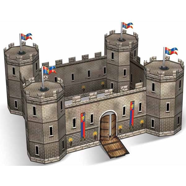 3D Castle Centerpiece, 14.5 x 18 Inches