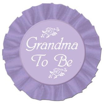 Grandma-to-Be Satin Button