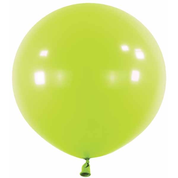 Anagram 24-Inch Kiwi Green Latex Balloons, 4 Count