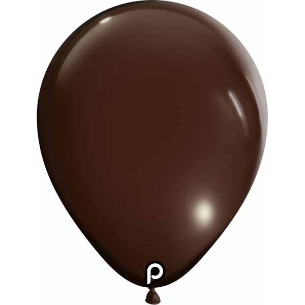 Prima Espresso 18-Inch Round Latex Balloons, 25 Pack