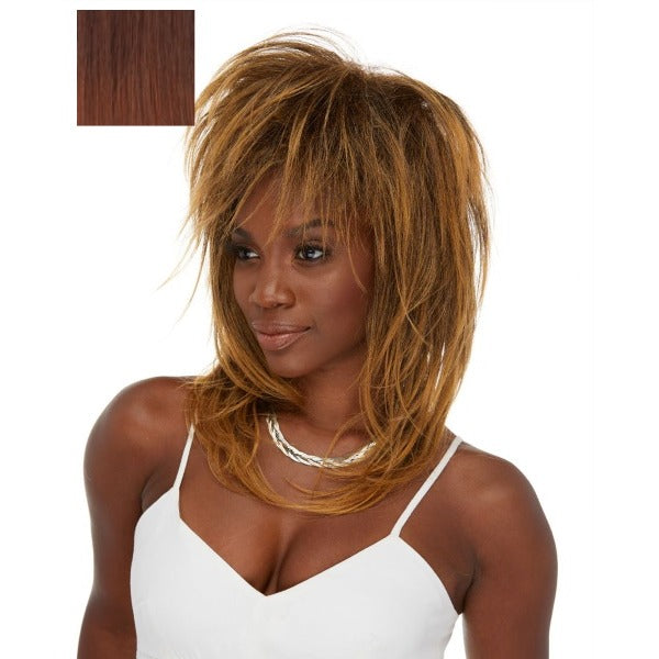 Tina Wig in Sepia Chestnut Brown
