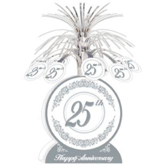 25th Anniversary Centerpiece, 13 Inch