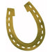 17-Inch Gold Foil Horseshoe Silhouette Decoration