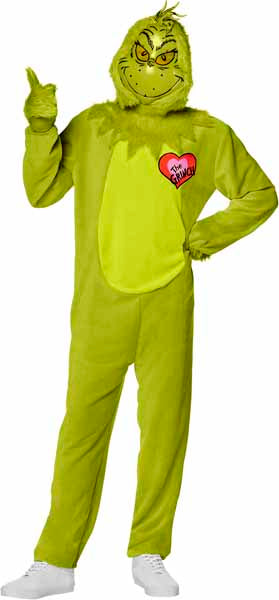 The Grinch Adult Costume, Small