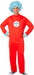 Dr. Seuss Thing Jumpsuit Costume with Wig, Adult Medium