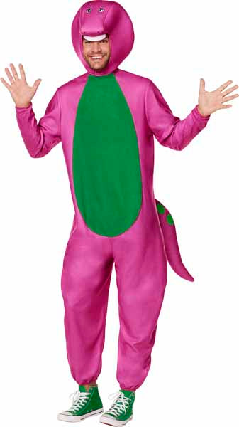 Officially Licensed Barney Adult Costume, Medium