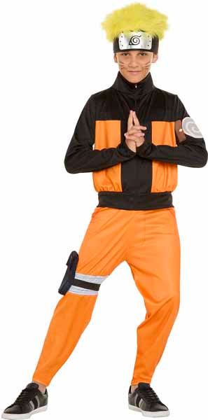 Naruto Shippuden Kids Costume, Medium (7-8)