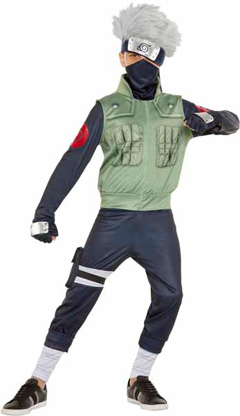 Kids' Kakashi Costume, Medium 7-8