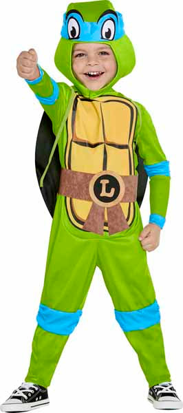 Teenage Mutant Ninja Turtles Leonardo Deluxe Toddler Costume, 3T-4T
