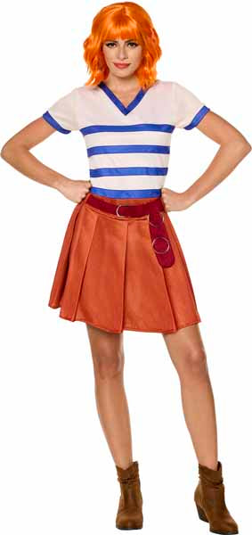 One Piece Nami Adult Costume, X-Large