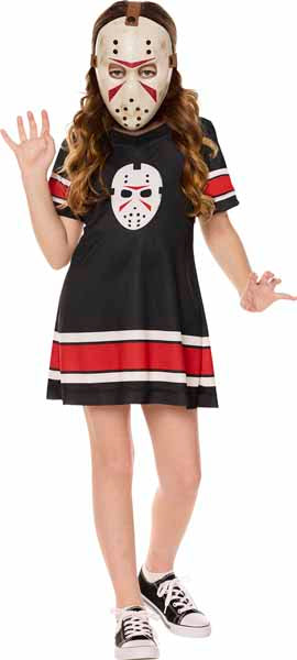 Jason Girls' Costume, Large (10-12)