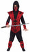 Skull Lord Ninja Red and Black Child Costume, Medium