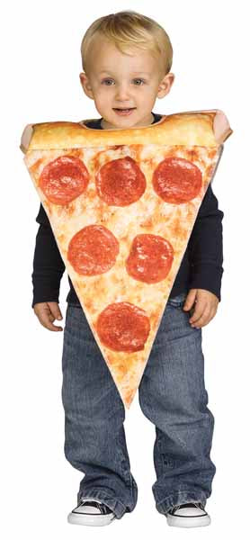 Li'l Pizza Slice Toddler Costume, Size 3T/4T