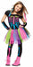 Funky Punk Skeleton Girls' Costume, Size 8/10