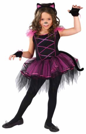 Catarina Girls' Cat Costume, Medium 8-10