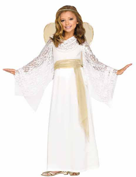 Lace Angel Child Costume, Size 12-14