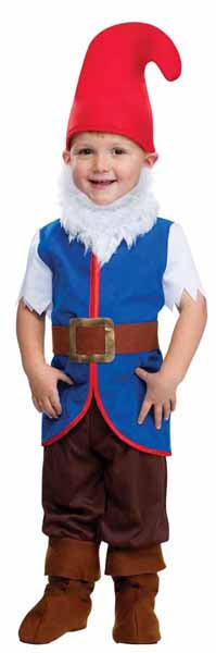 Gnome Boy Toddler Costume, Size S 24 Months/2T
