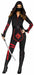 Sexy Ninja Warrior Women's Costume, Adult Medium 8-10