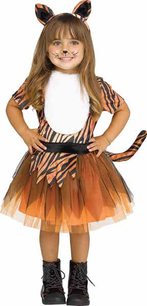Tigerrr Cat Child Costume, Size 4/6