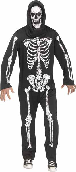 Skeleton Phantom Men's Costume, One Size