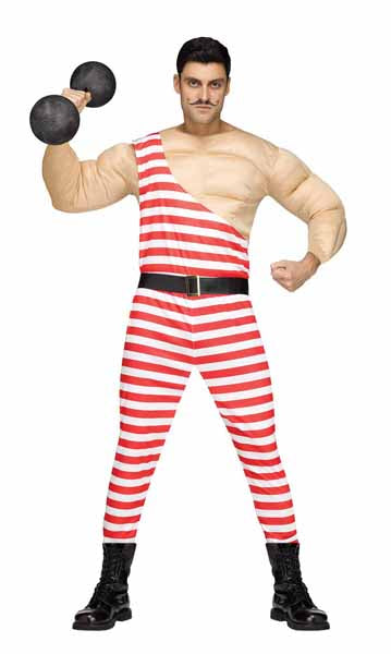 Carny Muscleman Men's Circus Strongman Costume