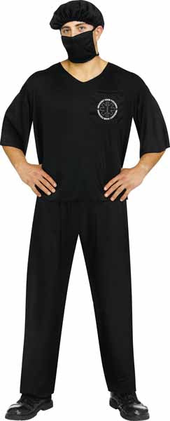 Black ER Doctor Adult Plus Size Costume