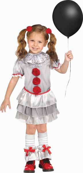 Carnevil Clown Toddler Costume, Small 24M/2T