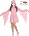 Pastel Pink Sparkle Ghostface Child Costume, Extra Large