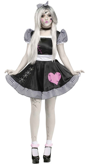Broken Doll Women's Adult Costume, Medium/Large (10-14)