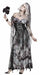 Women's Cemetery Bride Costume with Veil, Size 10-14