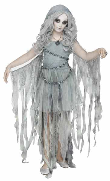 Enchanted Ghost Child Costume, Medium 8-10